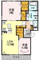 ロイジェントパークス草加手代 Aの物件間取画像